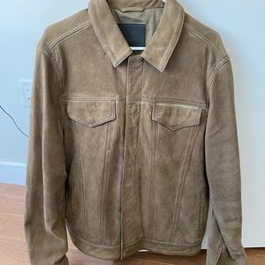 All Saints Suede Brown Jacket